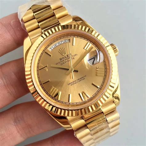 gold day date rolex replica|rolex day date look alike.